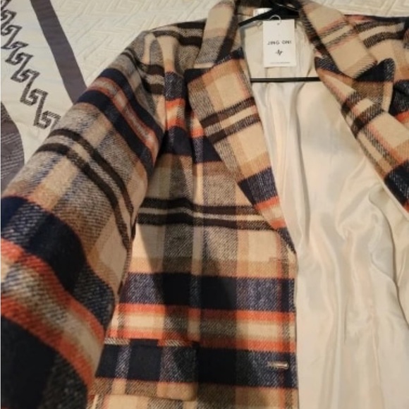 Plaid Woolen Blazers - Picture 2 of 7
